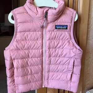 Patagonia Pink Baby Down Sweater Vest